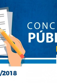 Abertas as Inscrições para Concurso Público Municipal 2018.